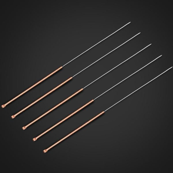 Copper handle needle